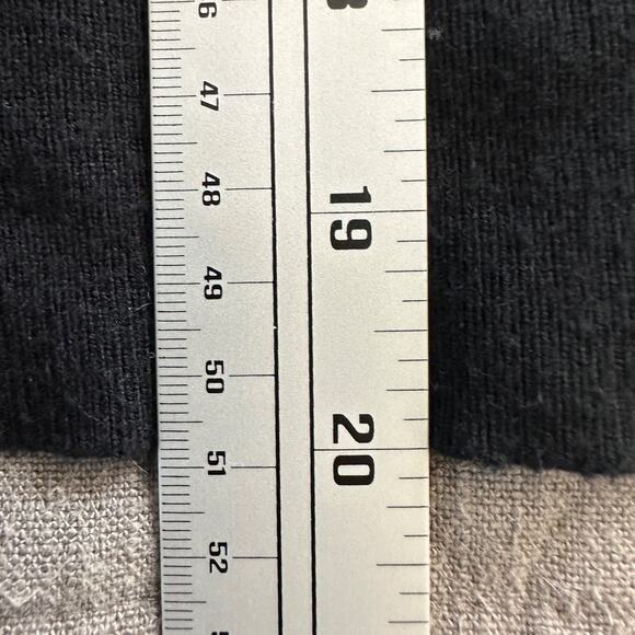 anthropologie maeve pamela black shimmer eyelash knit sweater xl tinsel pullover - Picture 5 of 8